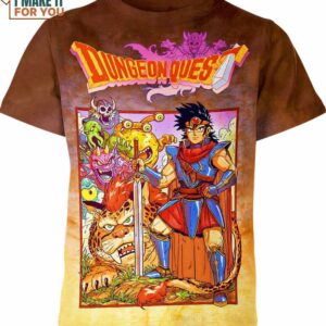 Dragon Quest Shirt, Anime Streetwear