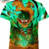 Kyojuro Rengoku Demon Slayer Green Shirt