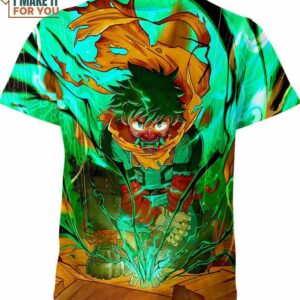 Kyojuro Rengoku Demon Slayer Green Shirt