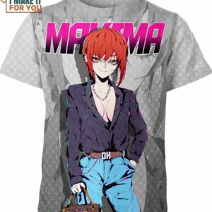 Makima Louis Vuitton Chainsaw Man Shirt