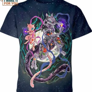 Mew And Mewtwo Pokemon Shirt