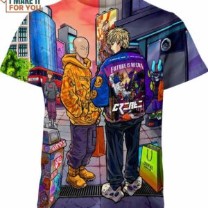 Saitama Genos One Punch Man Shirt