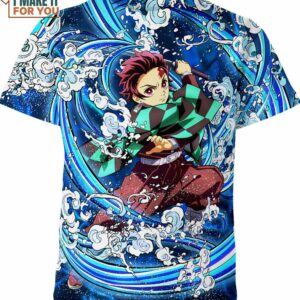 Tanjiro Kamado Water Demon Slayer Shirt