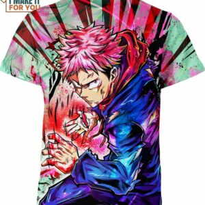 Yuji Itadori Fighting Jujutsu Kaisen Shirt