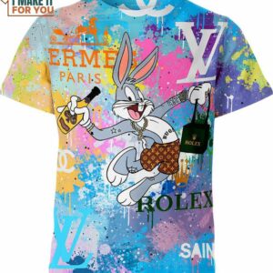 Bugs Bunny Louis Vuitton Shirt, Cartoon Lovers Gift