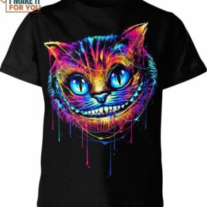 Cheshire Cat Alice In Wonderland Colorful Shirt