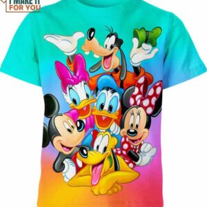 Disney Characters Shirt, Cartoon Lover Gifts