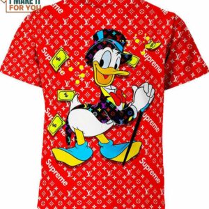 Donald Duck Supreme Louis Vuitton Shirt