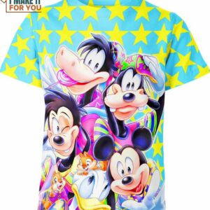 Goofy Mickey Mouse Chip And Dale Shirt