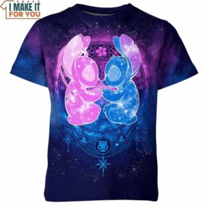 Lilo And Stitch 3D Shirt, Gifts for Cartoons Lovers