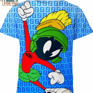 Marvin The Martian Fendi Gucci Nike Louis Vuitton Looney Tunes Shirt