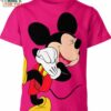 Mickey Mouse Love Pink Shirt