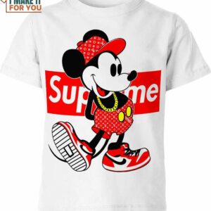 Mickey Mouse Nike Supreme Louis Vuitton Shirt