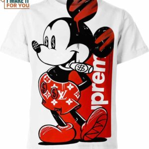 Mickey Mouse Supreme Louis Vuitton Shirt