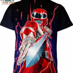 Red Ranger Power Rangers Shirt