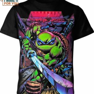 Retro Leonardo Teenage Mutant Ninja Turtles Shirt