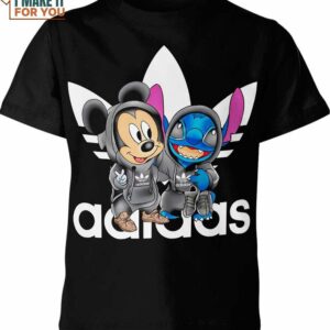 Stitch Mickey Mouse Adidas Shirt