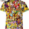 The Simpsons All Character 3D Shirt
