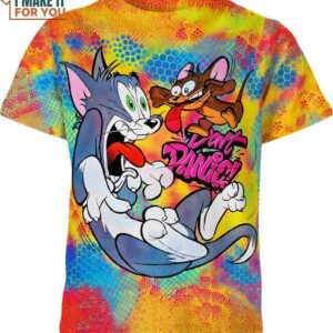 Tom And Jerry Colorful Shirt