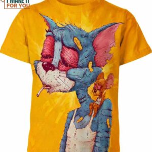Tom And Jerry Funny Art Shirt
