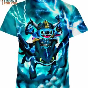 Toothless How To Train Your Dragon Lilo And Stitch Shirt