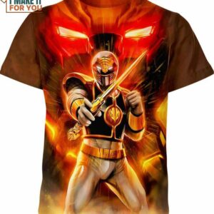 White Ranger Power Rangers Shirt