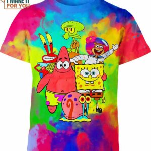 Spongebob Squarepants All Friends 3D Shirt