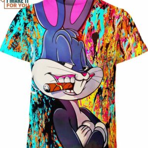 Bugs Bunny Looney Tunes 3D Smocking Shirt