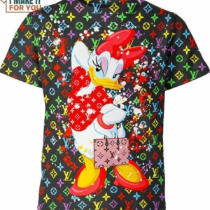 Daisy Duck Louis Vuitton Colorful Shirt