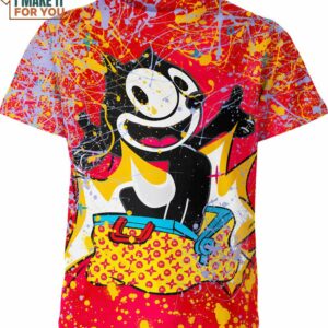 Felix The Cat Louis Vuitton Red Shirt