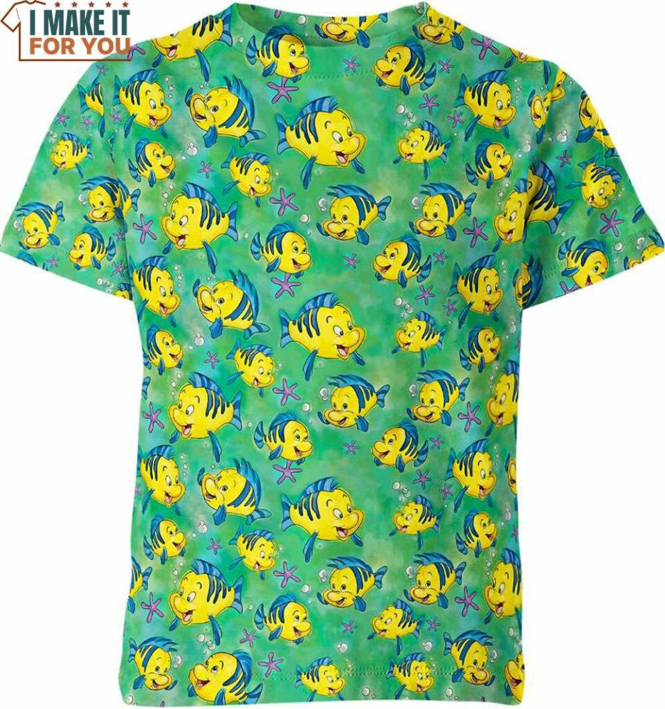 Flounder The Little Mermaid Shirt Best Personalized Gift & Unique Gifts Idea