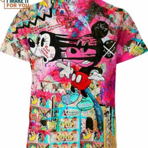 Mickey Mouse Fake Face Shirt