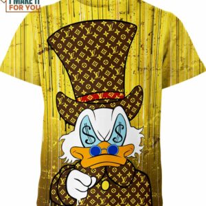 Scrooge Mcduck Louis Vuitton Yellow Shirt