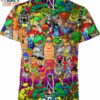 Teenage Mutant Ninja Turtles All Character Shirt