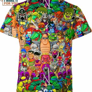 Teenage Mutant Ninja Turtles All Character Shirt