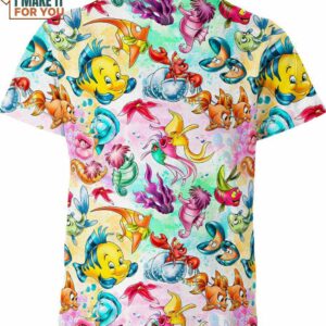 The Little Mermaid Characters Shirt