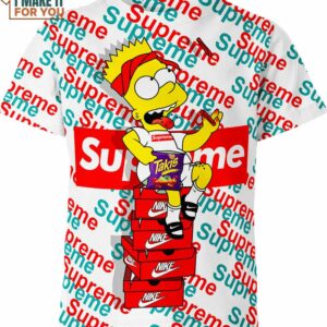 Bart Simpson Supreme Nike Shirt