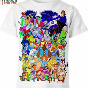 Cartoon Heros 80S 90S Shirt