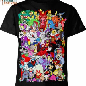 Cartoon Villains 80S 90S Shirt, Unique Cartoon Gifts for Animation Fans