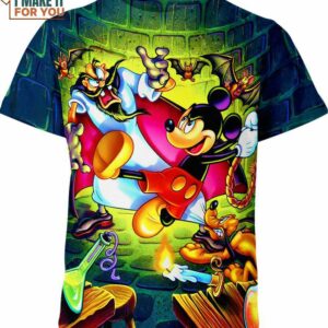Mickey Mouse And Pluto Shirt