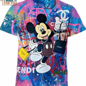 Mickey Mouse Loves To Shop Shirt