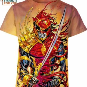 Mighty Morphin Power Rangers Gold Shirt