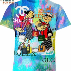 Olive Oyl Popeye Gucci Shirt