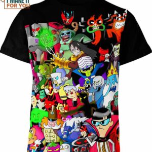 Cartoon Network Villains Shirt, Unique Gifts for Cartoons Lovers