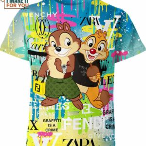 Chip N Dale Fendi Louis Vuitton Gucci Shirt