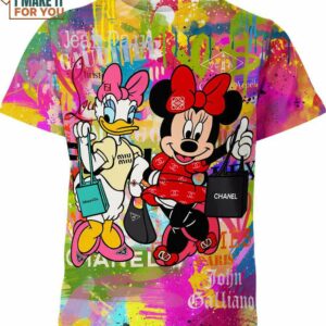 Daisy Duck Minnie Mouse Miu Miu Chanel Fendi Shirt