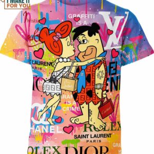 Flintstones Fendi Gucci Rolex Cartier Shirt