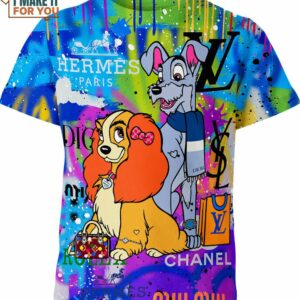 Lady And The Tramp Louis Vuitton Gucci Dior Role Shirt