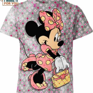 Minnie Mouse Louis Vuitton Gray Shirt
