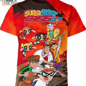 Samurai Jack Ben 0 Dexter The Powerpuff Girls And Ed Edd And Eddy Logo Shirt